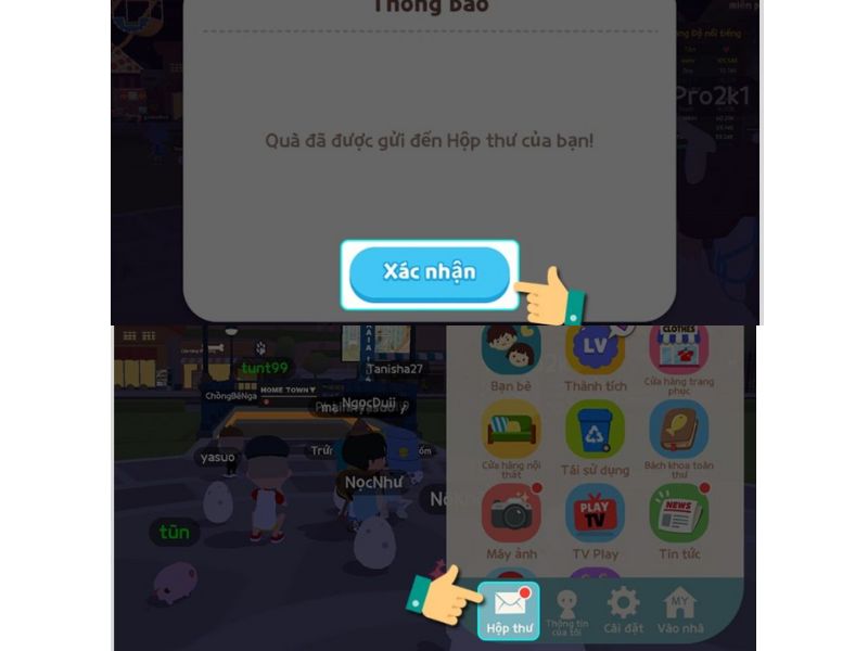 nhập code play together