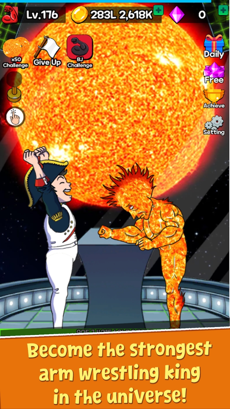 arm wrestling clicker mod apk