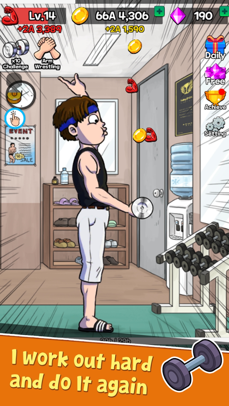 arm wrestling clicker mod apk