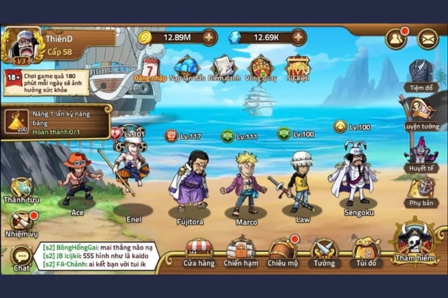 Banner Hack Huyền Thoại Hải Tặc APK 3