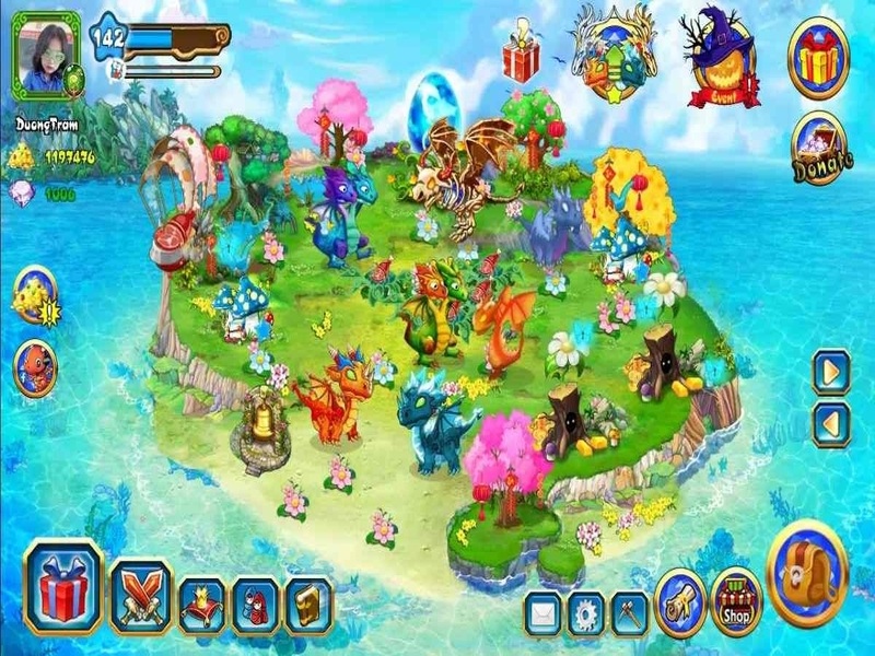 Gameplay Xây Dựng Đảo Rồng Hấp Dẫn