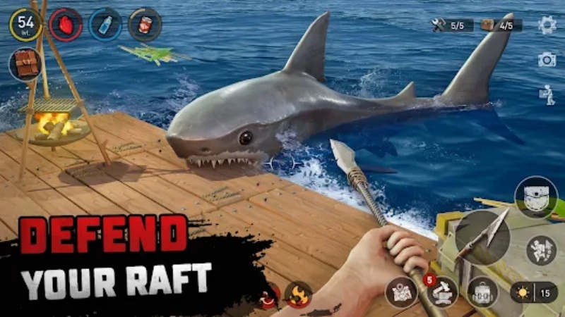 raft survival mod apk