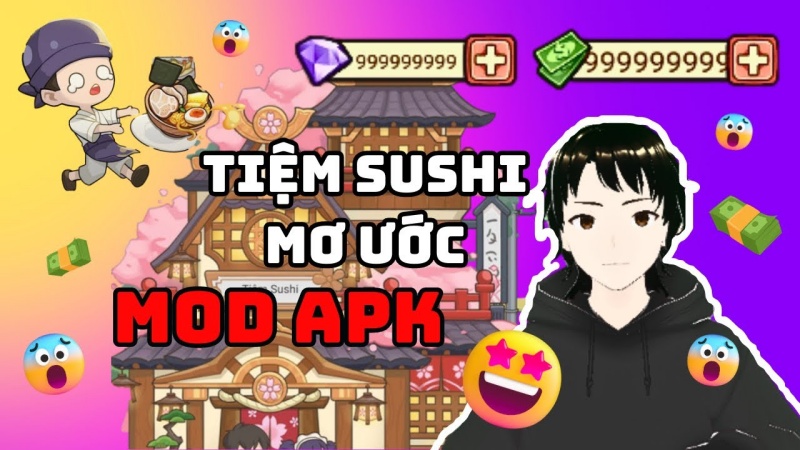Tiệm Sushi Mơ Ước MOD