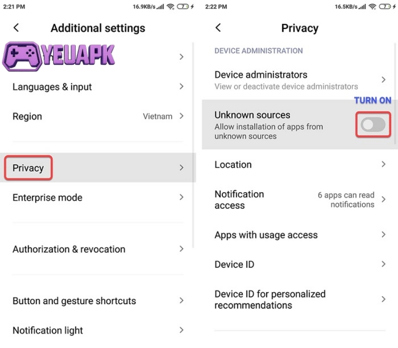 Hướng Dẫn Cài Đặt APK, APKs & XAPK trên Android