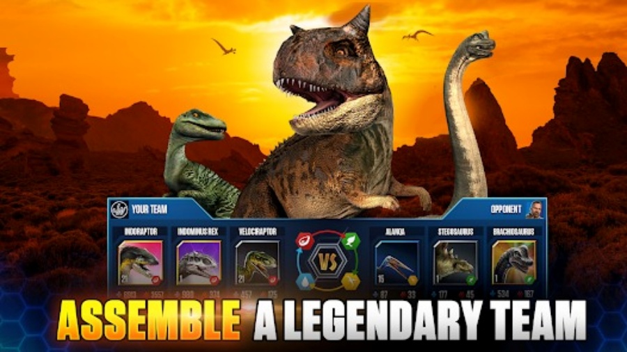 jurassic world: THE GAME MOD APK
